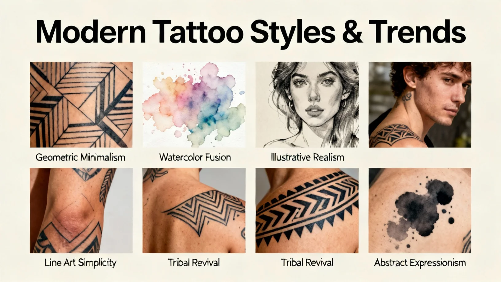Les différents styles de tatouage